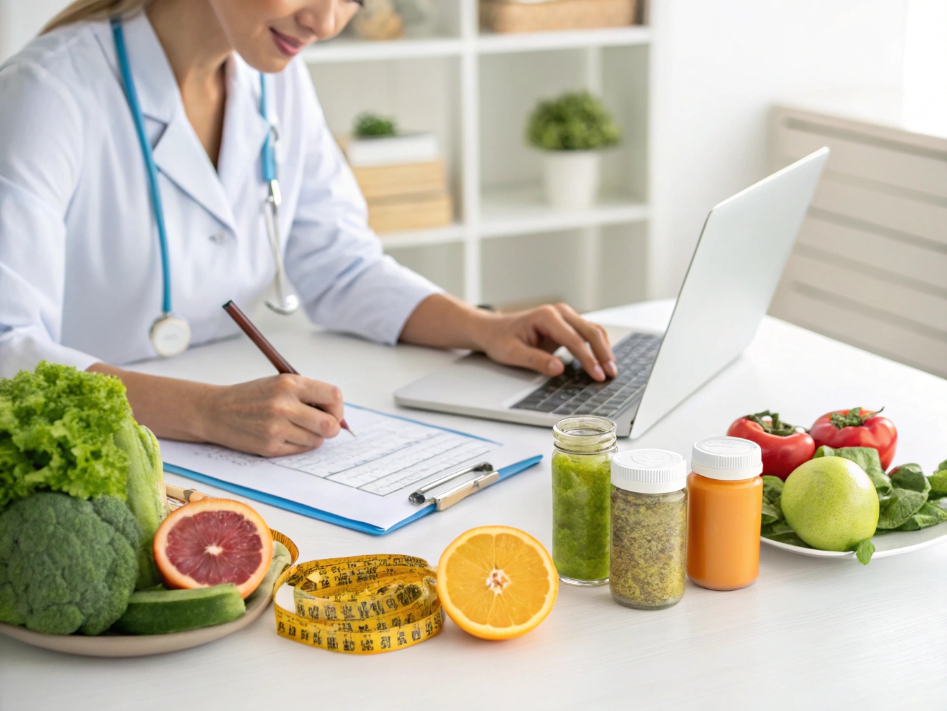Nutritionist planerar måltider